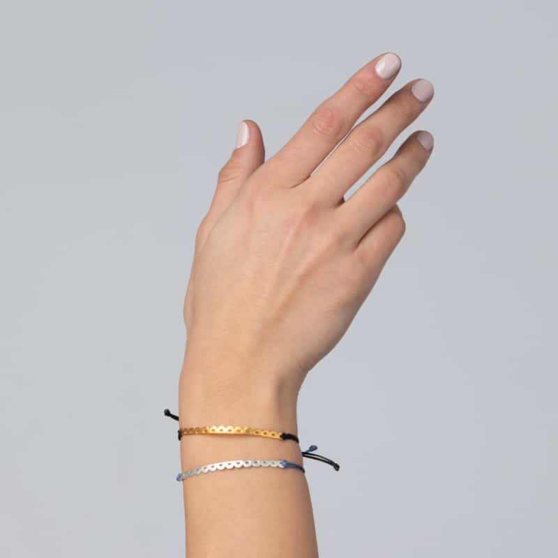 Lace Gold Cord Bracelet